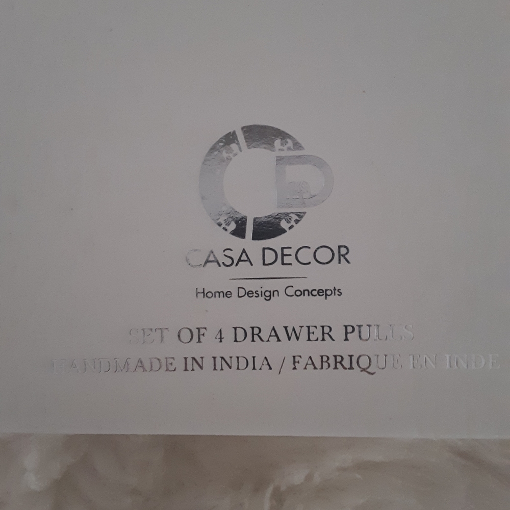 4 Casa Decor Ceramic Drawer Cabinet Knob Pulls - Picture 6 of 6